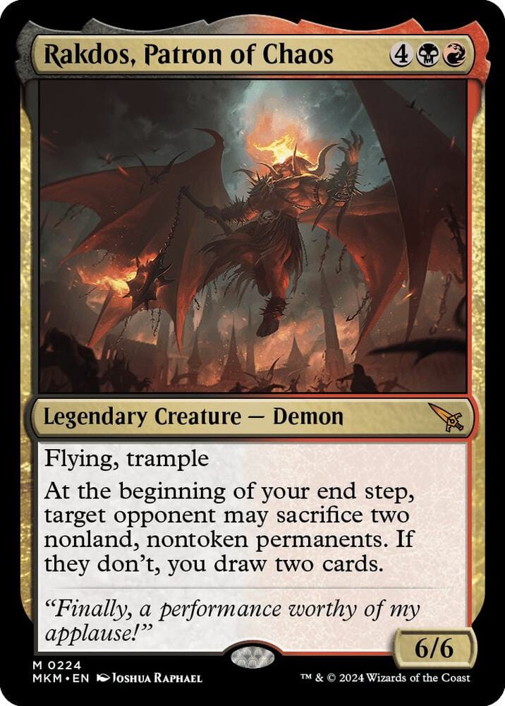 Rakdos, Patron of Chaos M0224