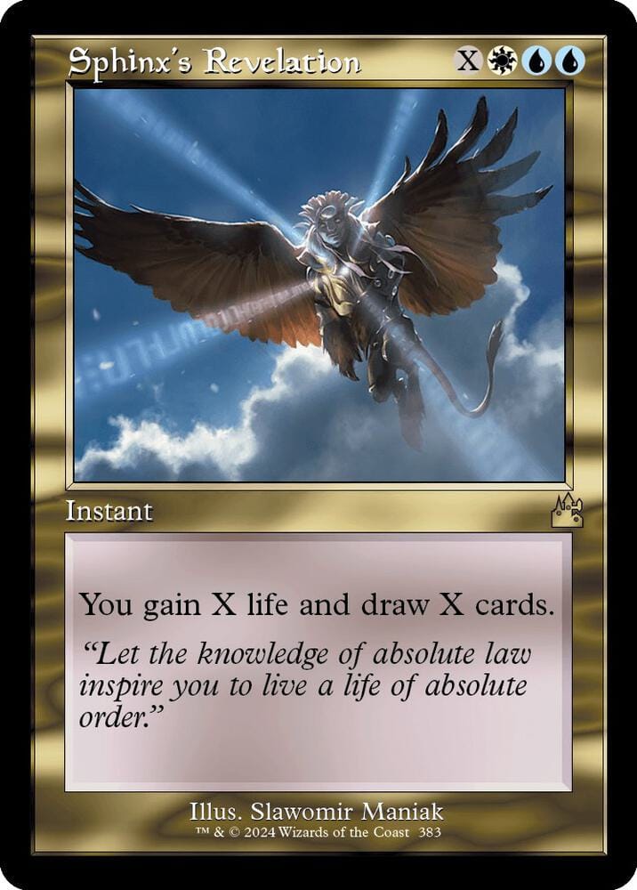 Sphinx's Revelation (Retro Frame) R383