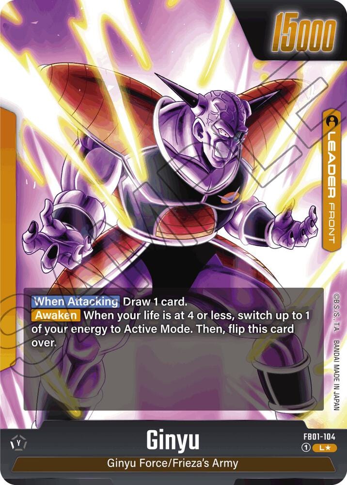 Ginyu - FB01-104 (Alternate Art)