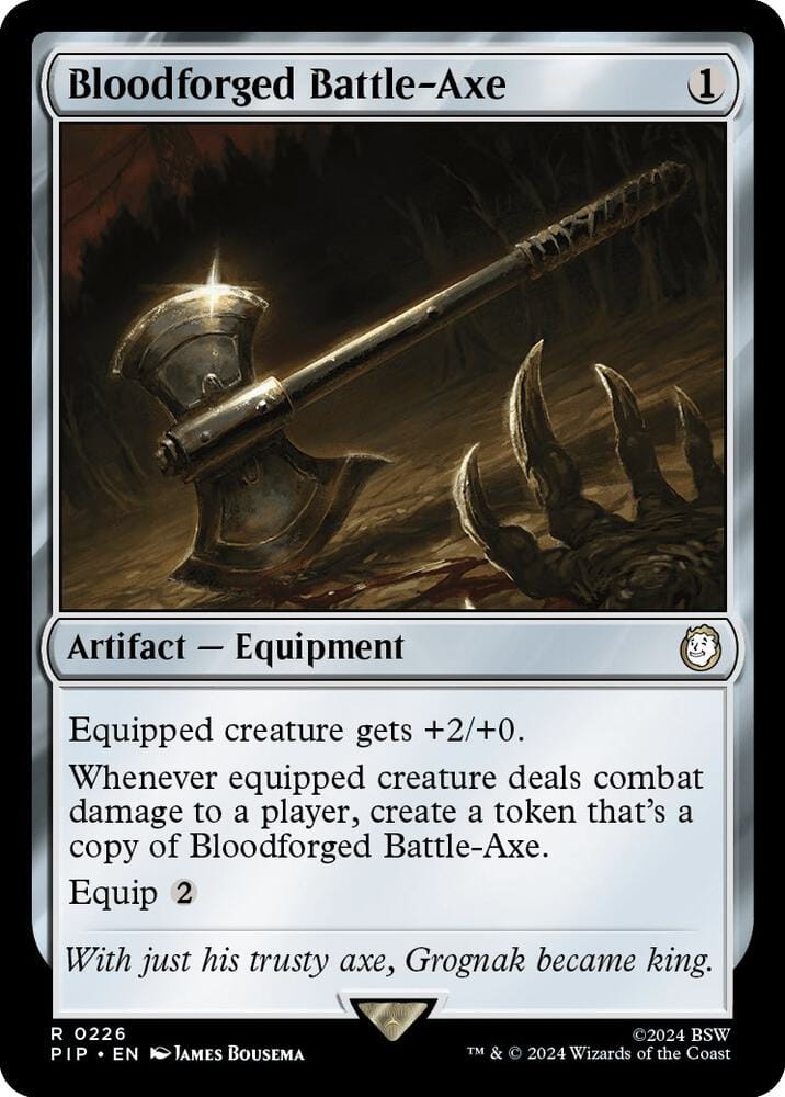 Bloodforged Battle-Axe R0226