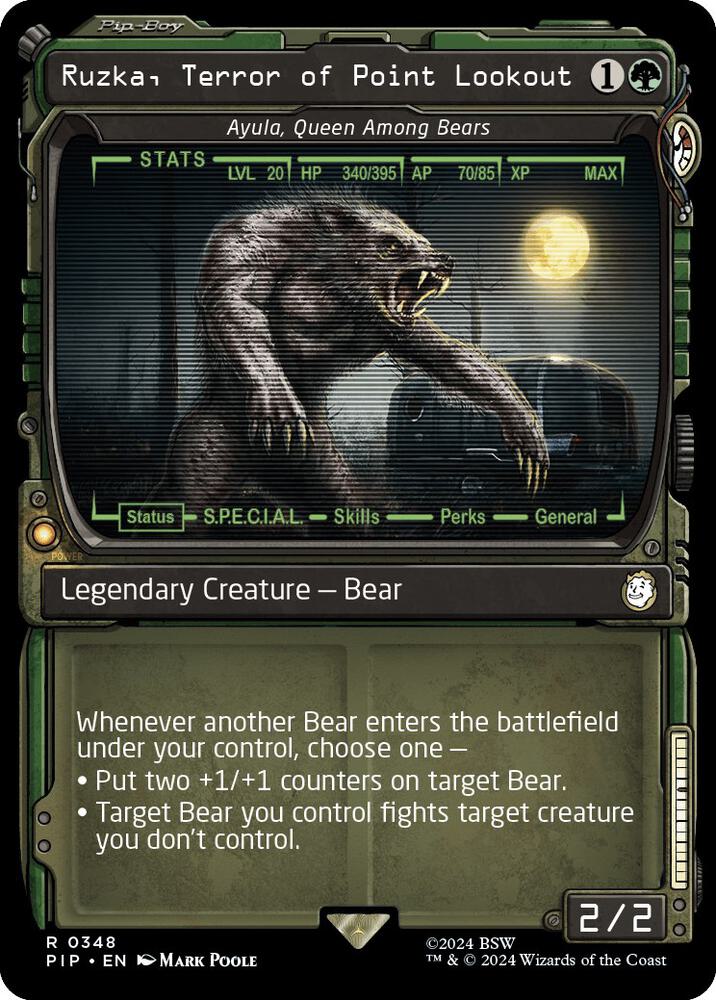 Ruzka, Terror of Point Lookout - Ayula, Queen Among Bears (Showcase) R0348
