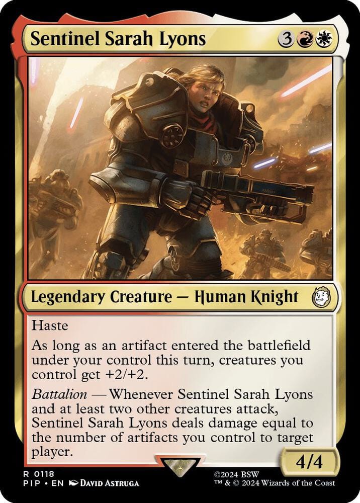 Sentinel Sarah Lyons R118