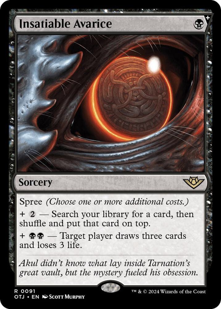 Insatiable Avarice R0091
