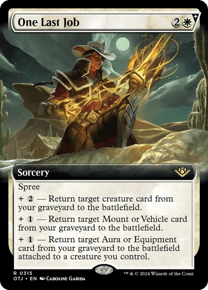 One Last Job (Extended Art) R315