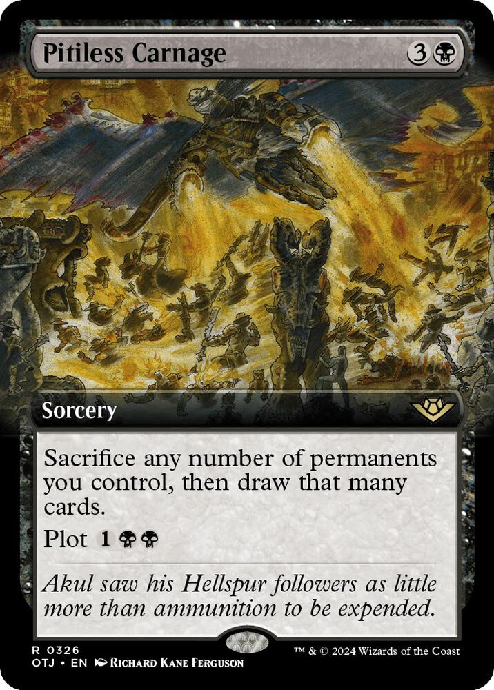 Pitiless Carnage (Extended Art) R0326