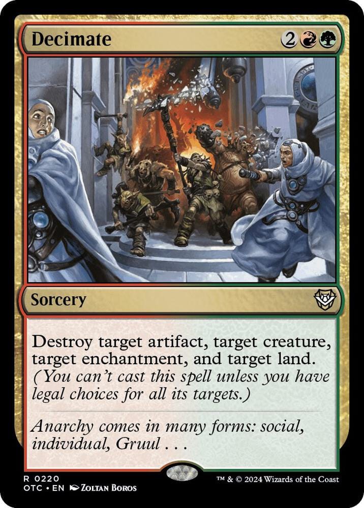 Decimate - Commander R220