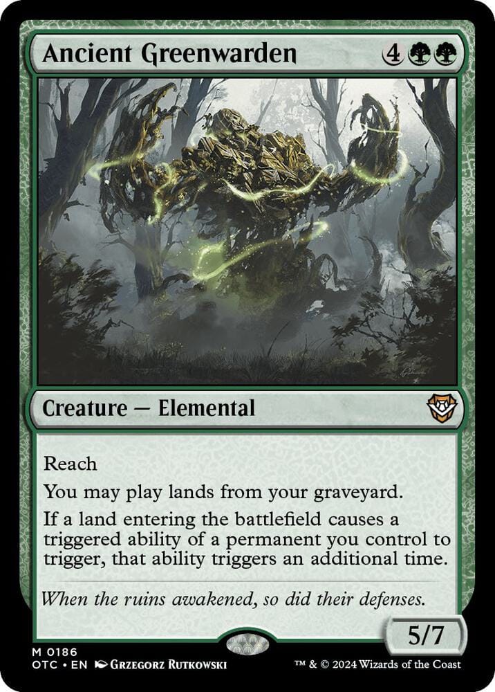 Ancient Greenwarden M186
