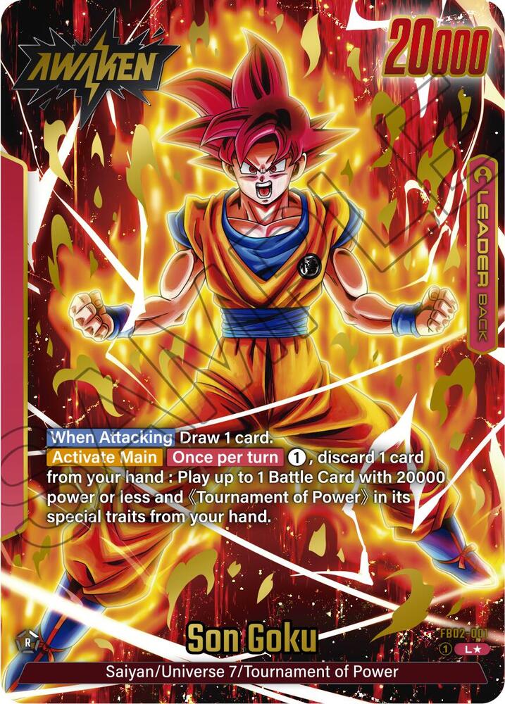 Son Goku - FB02-001 (Alternate Art)