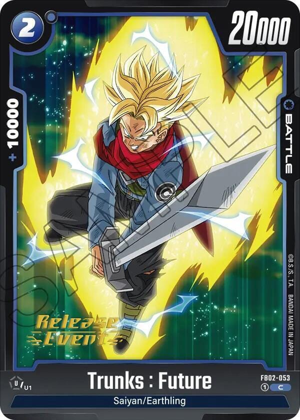 Trunks : Future - FB02-053 - Blazing Aura Release Event Cards (FB02_PR)