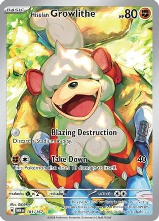 Hisuian Growlithe 181/167