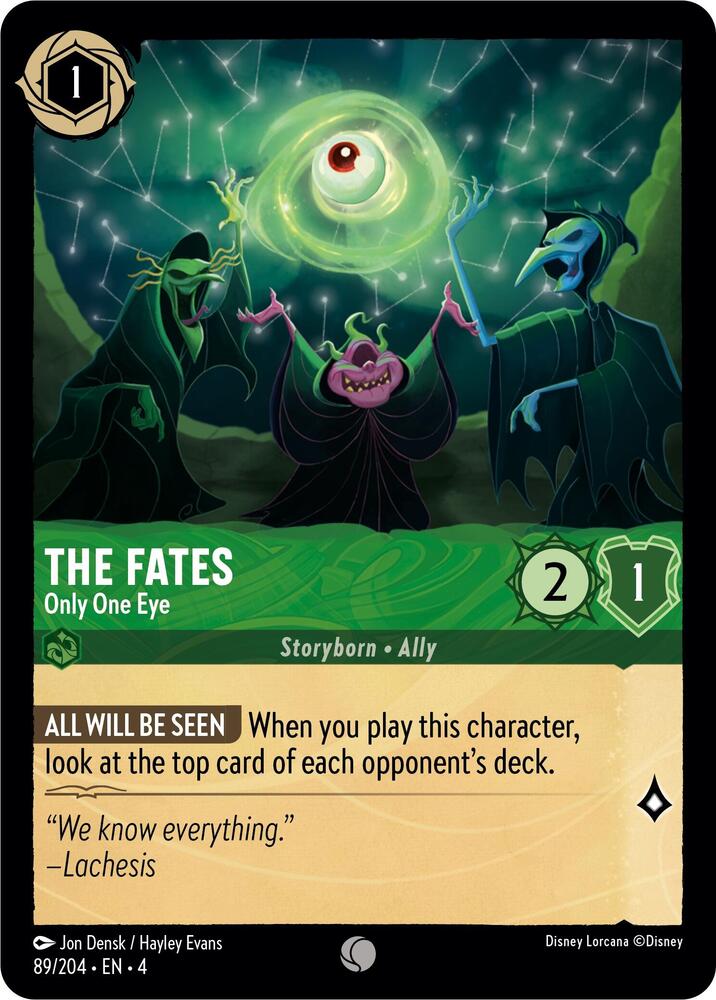 The Fates - Only One Eye 89/204
