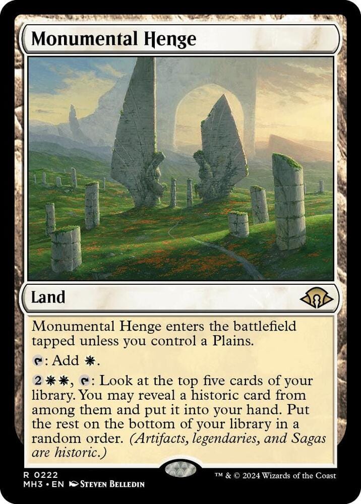 Monumental Henge R222