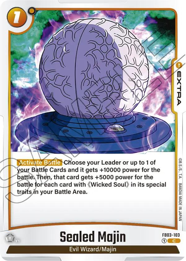 Sealed Majin FB03-103