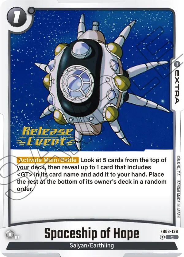 Spaceship of Hope FB03-136 (Pre)