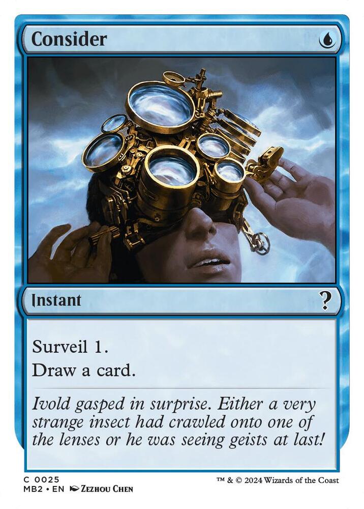 Consider (White Border) C25