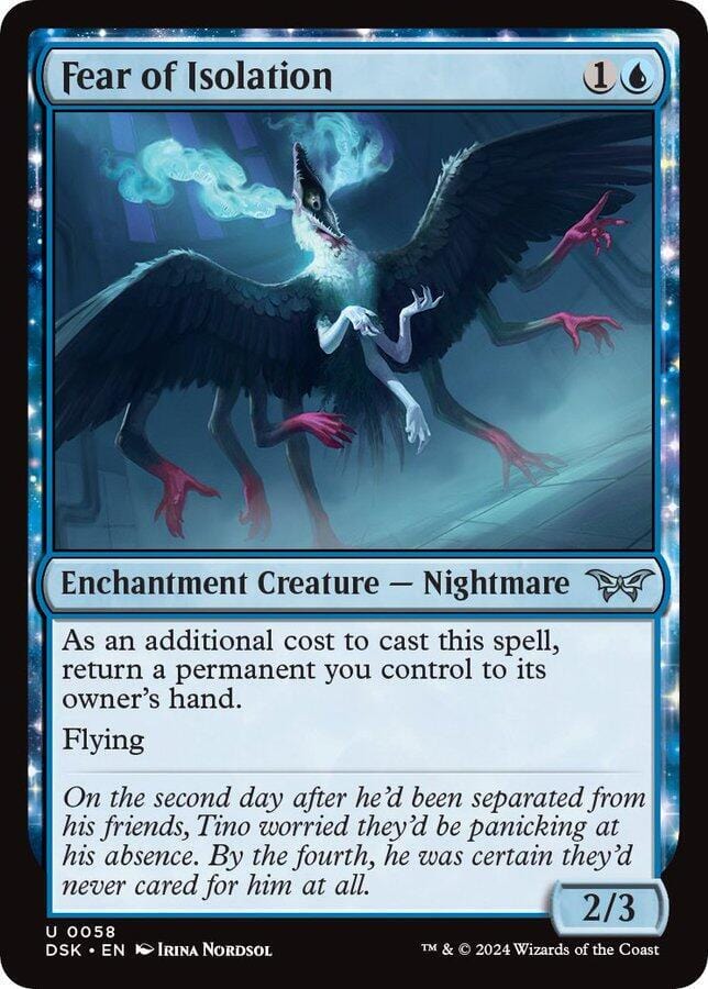 Fear of Isolation U58