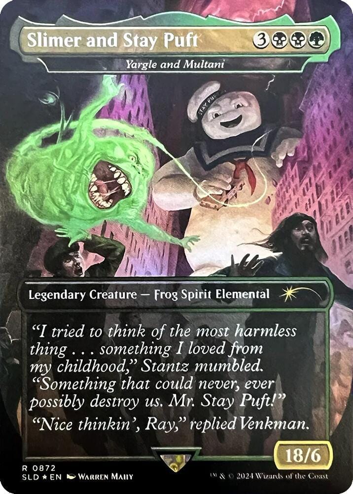 Slimer and Stay Puft - Yargle and Multani (Rainbow Foil) R0872