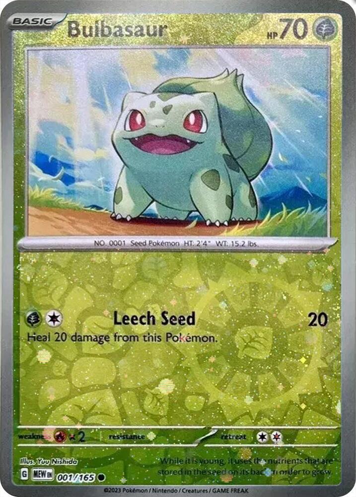Bulbasaur - 001/165 (Cosmos Holo) (Costco Exclusive)