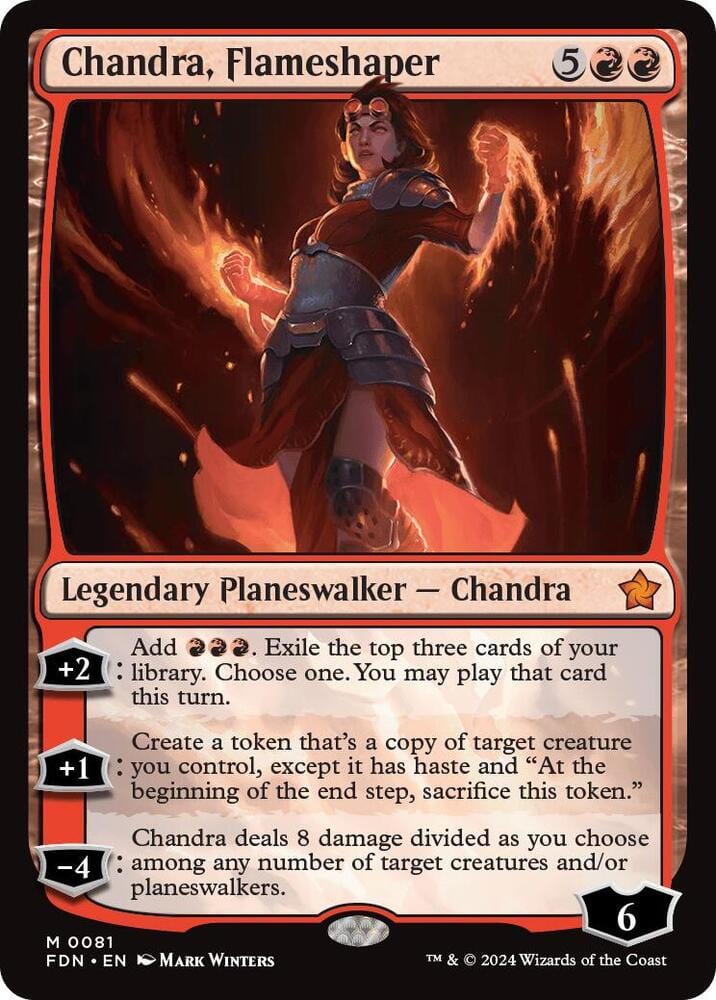 Chandra, Flameshaper - Foundations (FDN) M81