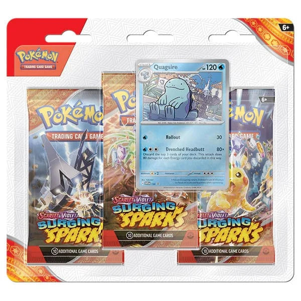 Pack Blister Surging Sparks (3 Sobres + Carta Promocional)