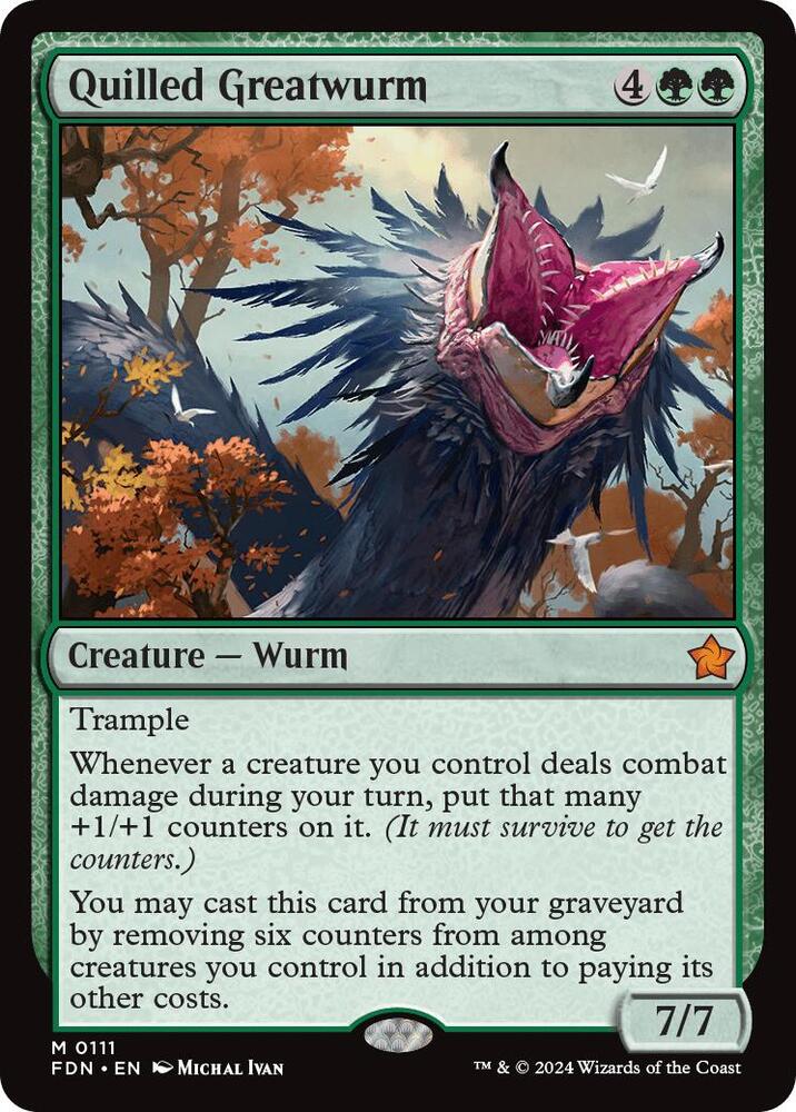 Quilled Greatwurm M111