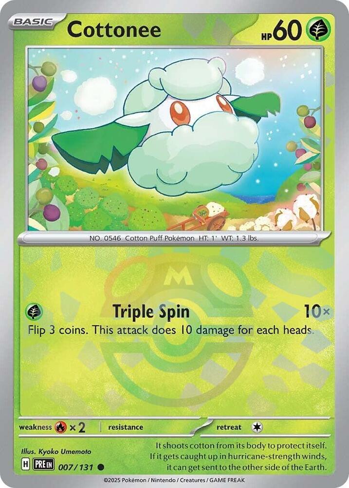 Cottonee (Master Ball Pattern) 007/131