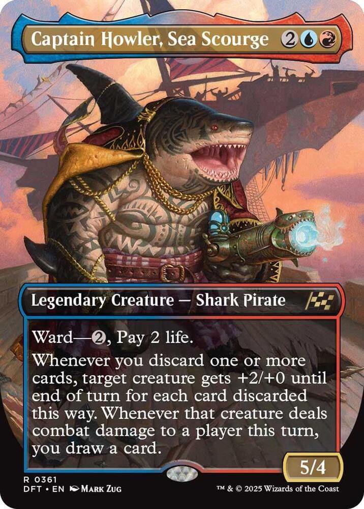 Captain Howler, Sea Scourge (Borderless) R361