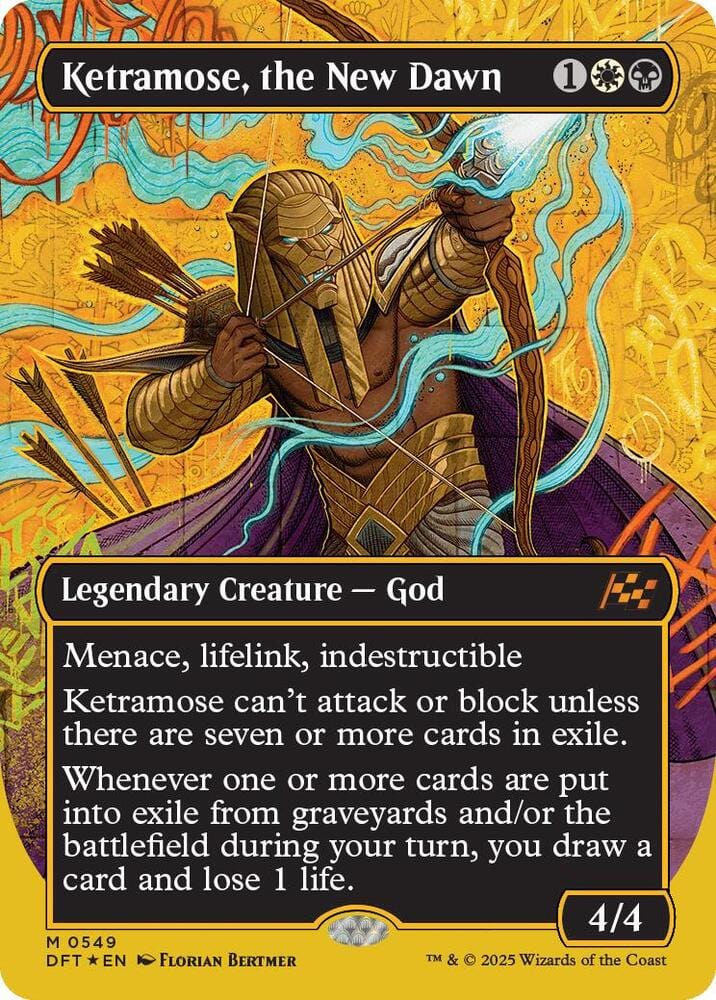 Ketramose, the New Dawn (Borderless) (First-Place Foil) M549