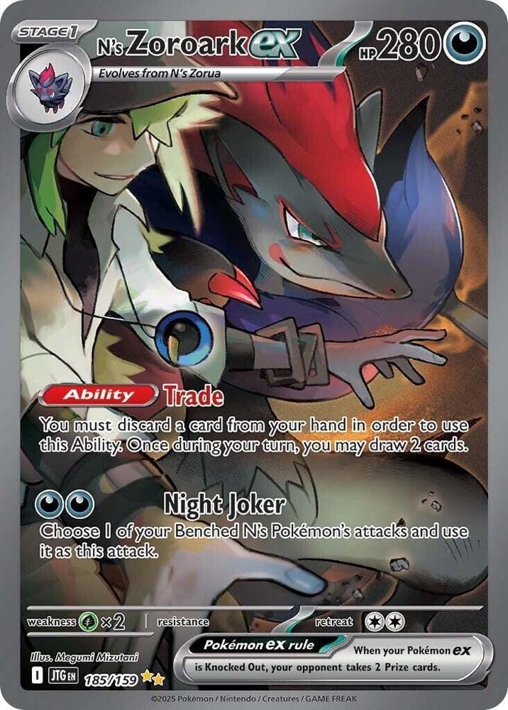 N's Zoroark Ex 185/159