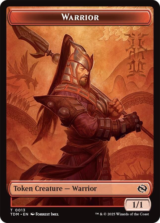 Dragon (0011) // Warrior Double-Sided Token T11
