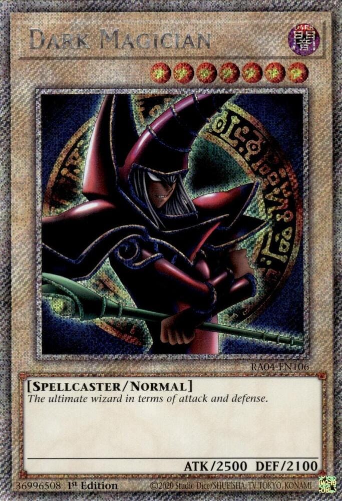 Dark Magician (Arkana) (Platinum Secret Rare) RA04-EN106