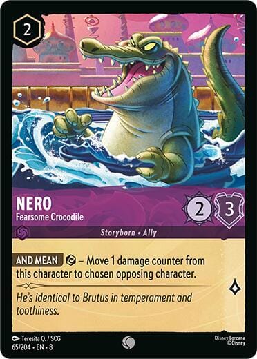Nero - Fearsome Crocodile 65/204