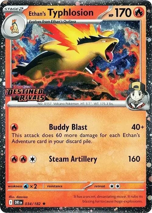 Deck/Mazo Ethan's Typhlosion (Prerelease)