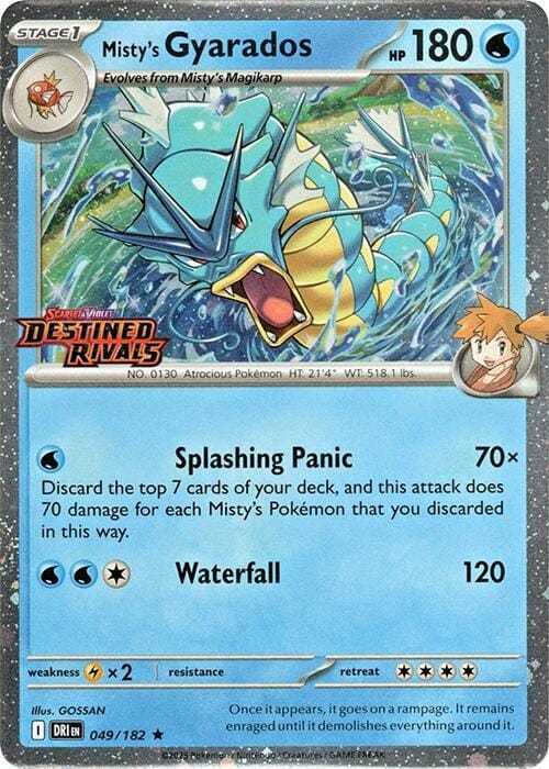 Deck/Mazo Misty's Gyarados (Prerelease)