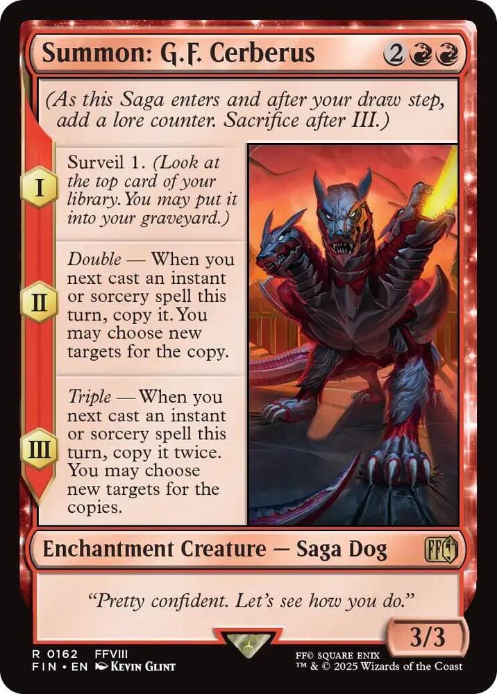 Summon: G.F. Cerberus R162