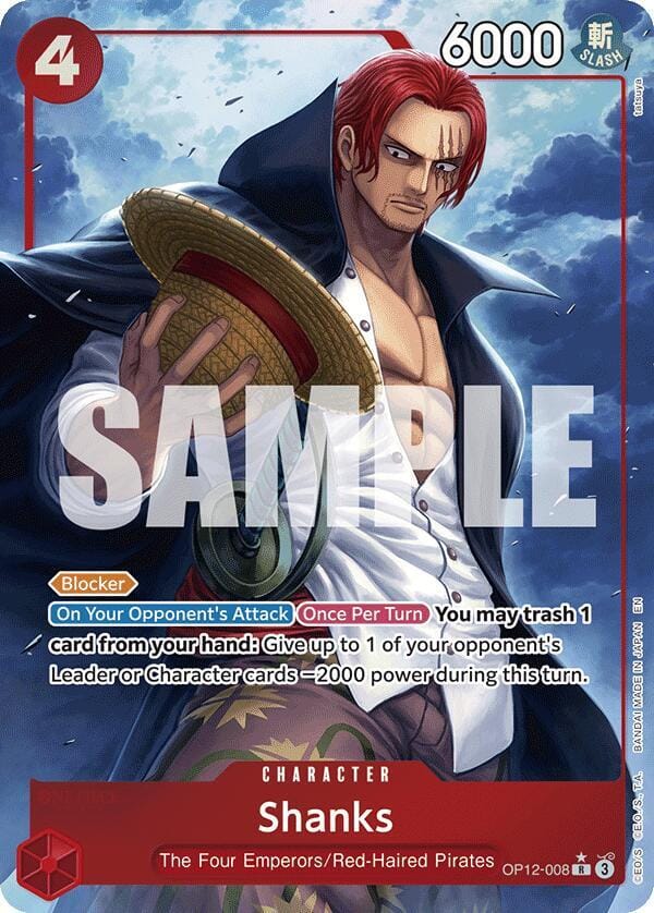 Shanks (008) (Alternate Art) OP12-008 – Afkstore.cl