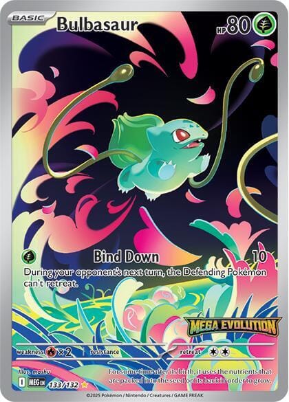Buruページ Bulbasaur - 133/132 (Mega Evolution Stamped) – Afkstore.cl