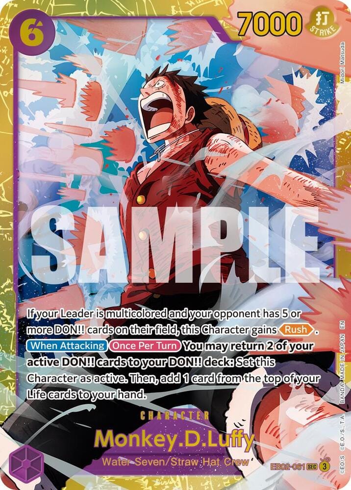 Monkey.D.Luffy - EB02-061 (Reprint) – Afkstore.cl