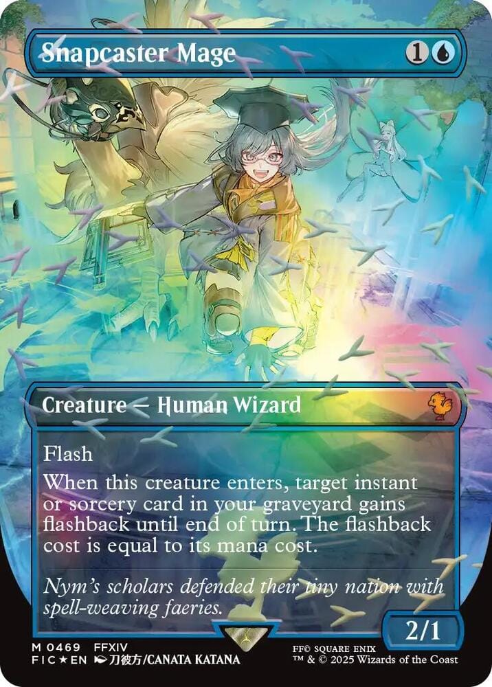 Snapcaster Mage (Borderless) (Chocobo Track Foil) M469