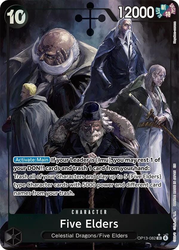 Five Elders (Alternate Art) OP13-082 – Afkstore.cl