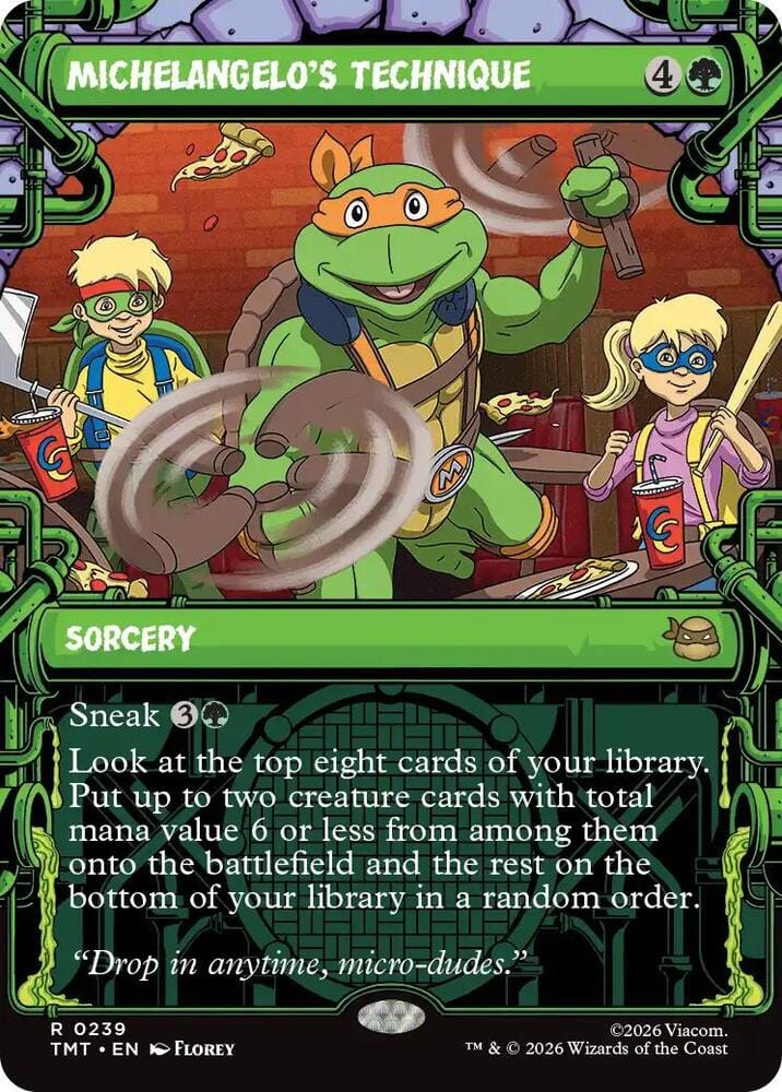 Michelangelo's Technique (Showcase) R0239