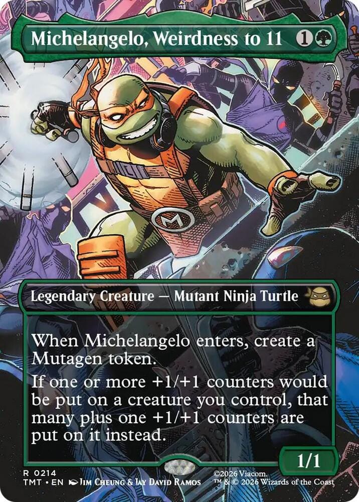 Michelangelo, Weirdness to 11 (Borderless) R0214