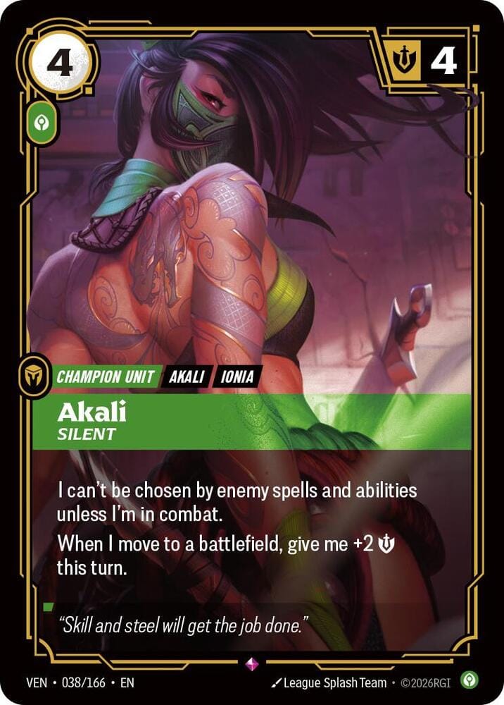 Akali - Silent - 038/166