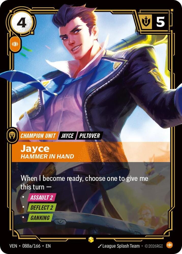 Jayce - Hammer in Hand (Alternate Art) - 088a/166