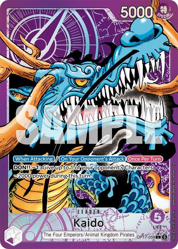 Kaido(Alternate Art) OP17-058