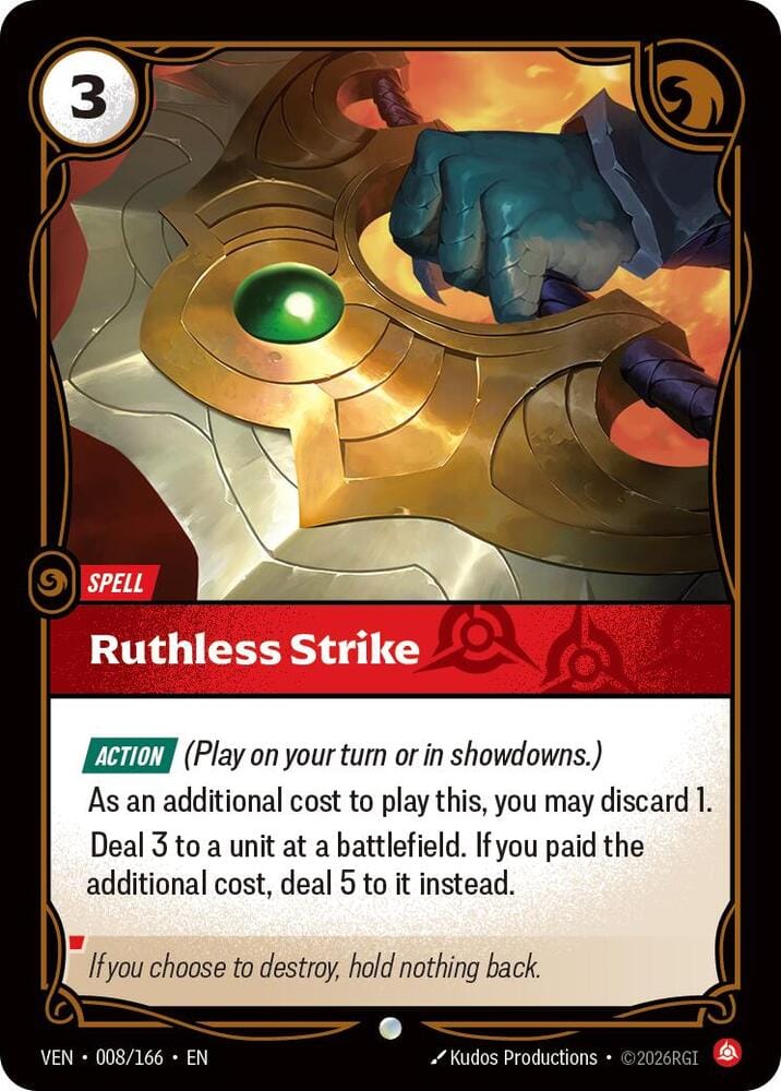 Ruthless Strike - 008/166