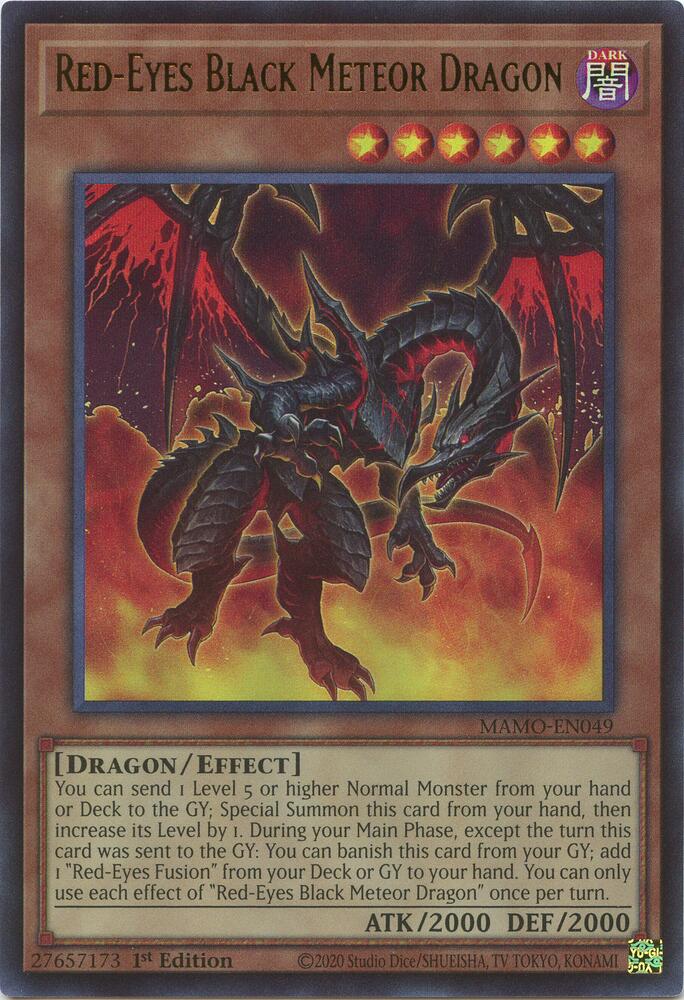 Red-Eyes Black Meteor Dragon MAMO-EN049