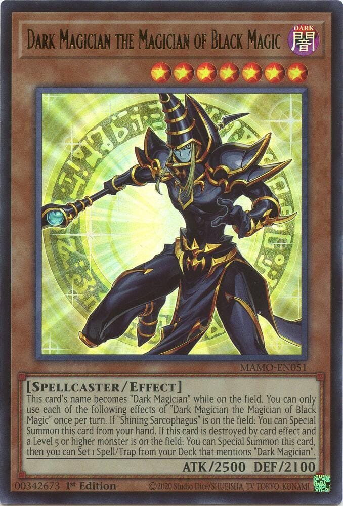 Dark Magician the Magician of Black Magic MAMO-EN051