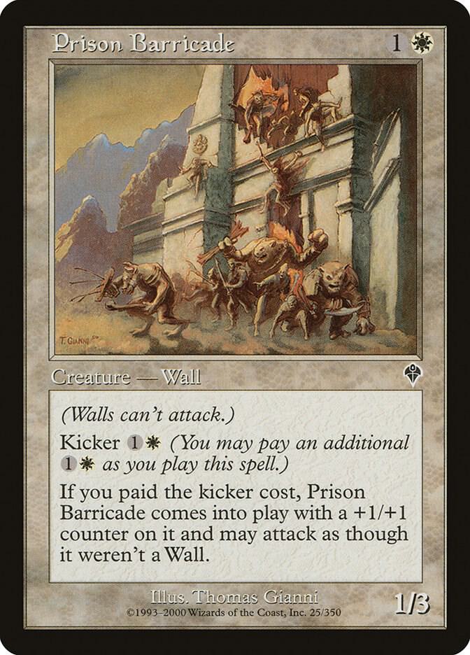 Prison Barricade C25