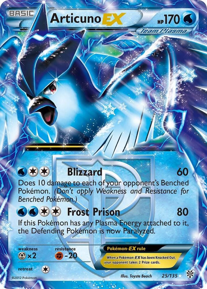 Articuno EX (Team Plasma) 25/135